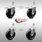 Service Caster 5 Inch SS Soft Rubber 12mm Threaded Stem Caster Total Lock Brake SCC, 2PK SCC-SSTSTTL20S514-SRS-M1215-2-S-2 - alternate 2